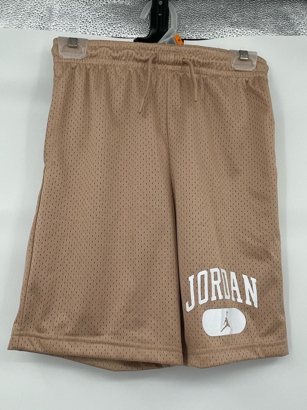 Air Jordan NWT tan mesh basketball shorts